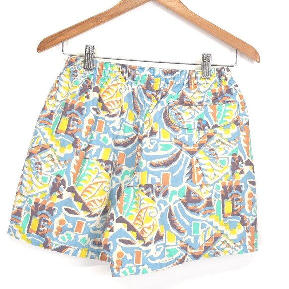 Patagonia Women's Funhoggers Shorts Thriving Planet Lago Blue  XS - Picture 4 of 12